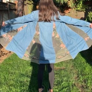 Boho Jean T-Shirt Dress